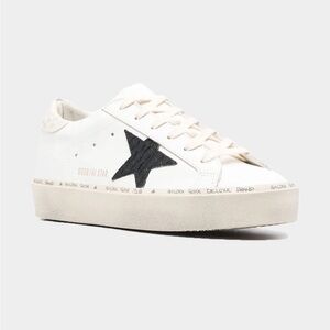 GOLDEN GOOSE -  Hi Star Leather Sneaker - 8